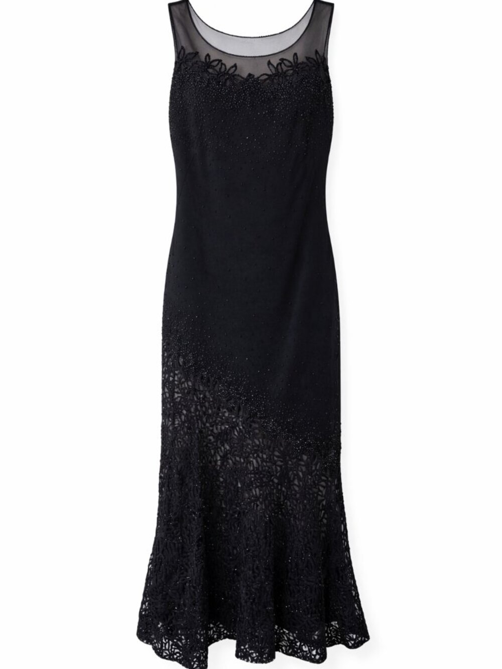 La‎ Femme Black Beaded Formal Gown – Size 10